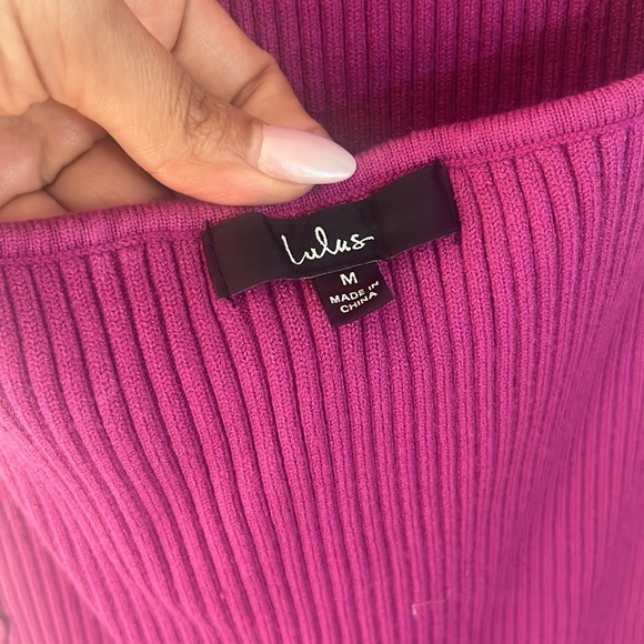 Ribbed knit backless mini dress - Picture 3 of 6